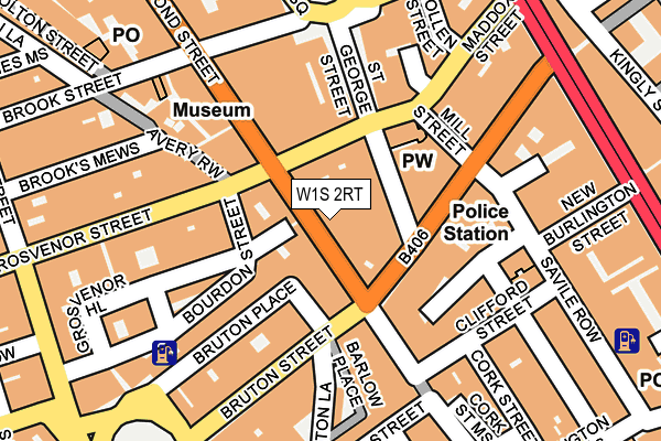 W1S 2RT map - OS OpenMap – Local (Ordnance Survey)