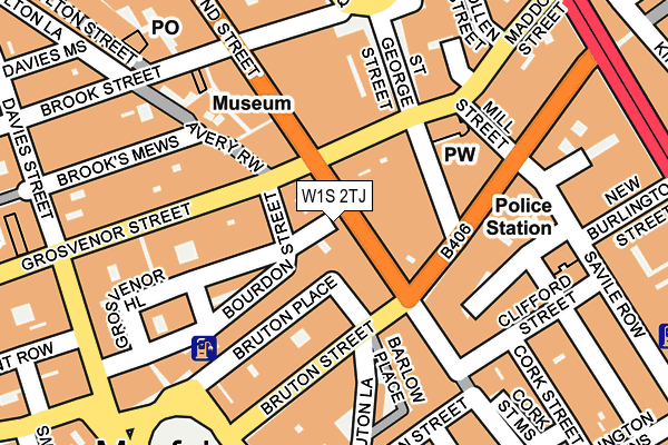 W1S 2TJ map - OS OpenMap – Local (Ordnance Survey)
