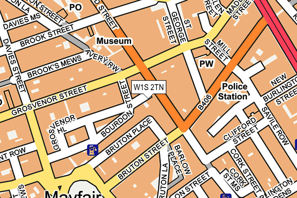 W1S 2TN map - OS OpenMap – Local (Ordnance Survey)