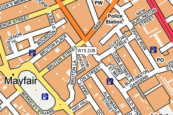 W1S 2UB map - OS OpenMap – Local (Ordnance Survey)