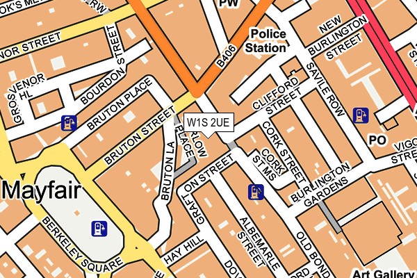W1S 2UE map - OS OpenMap – Local (Ordnance Survey)