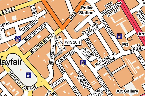 W1S 2UH map - OS OpenMap – Local (Ordnance Survey)