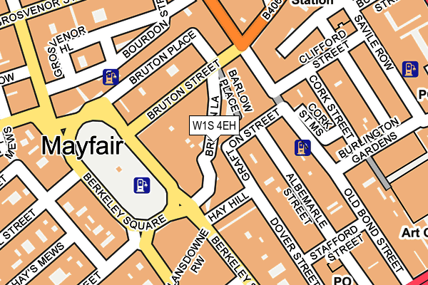 W1S 4EH map - OS OpenMap – Local (Ordnance Survey)