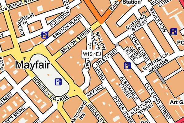 W1S 4EJ map - OS OpenMap – Local (Ordnance Survey)