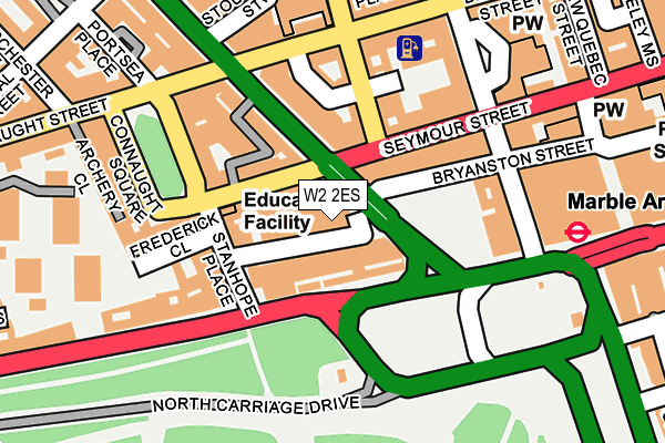 W2 2ES map - OS OpenMap – Local (Ordnance Survey)
