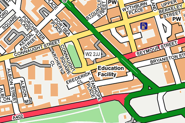 W2 2JJ map - OS OpenMap – Local (Ordnance Survey)