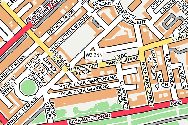 W2 2NN map - OS OpenMap – Local (Ordnance Survey)