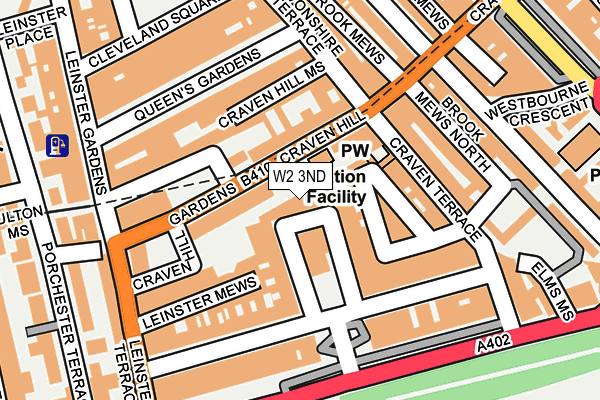 W2 3ND map - OS OpenMap – Local (Ordnance Survey)
