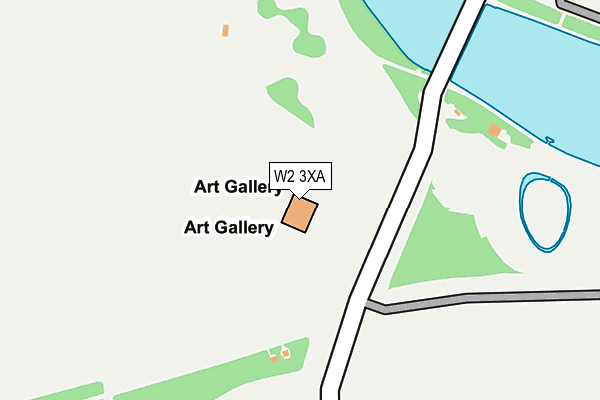 W2 3XA map - OS OpenMap – Local (Ordnance Survey)