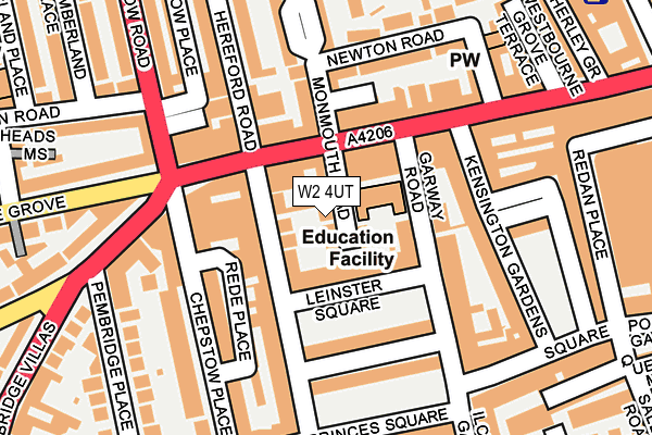 W2 4UT map - OS OpenMap – Local (Ordnance Survey)