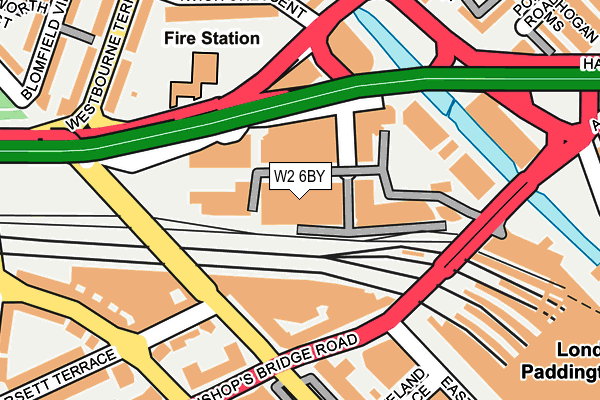 W2 6BY map - OS OpenMap – Local (Ordnance Survey)