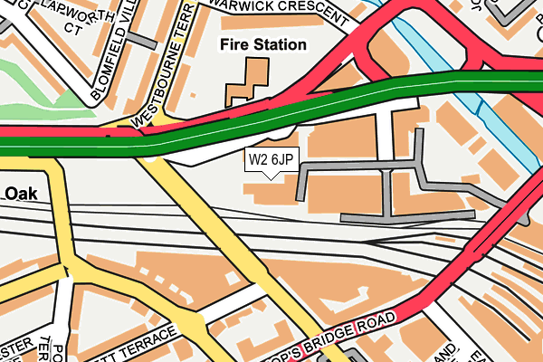 W2 6JP map - OS OpenMap – Local (Ordnance Survey)