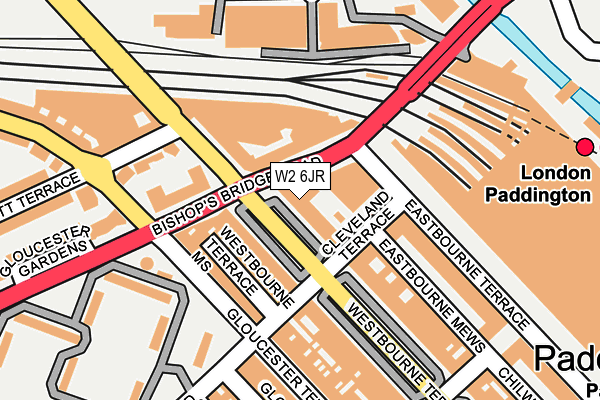 W2 6JR map - OS OpenMap – Local (Ordnance Survey)