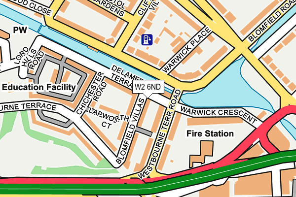 W2 6ND map - OS OpenMap – Local (Ordnance Survey)