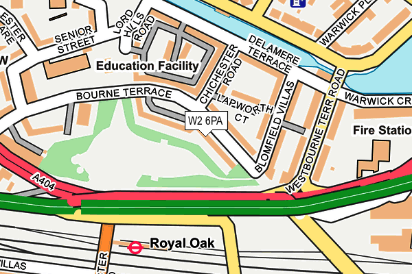 W2 6PA map - OS OpenMap – Local (Ordnance Survey)