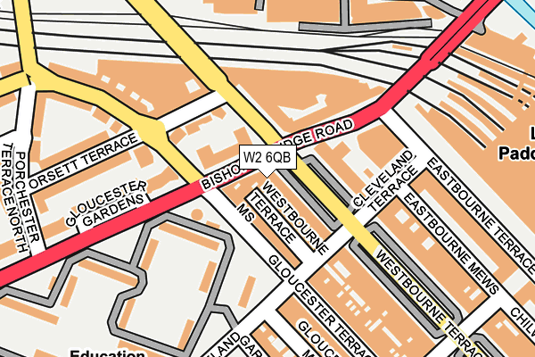 W2 6QB map - OS OpenMap – Local (Ordnance Survey)