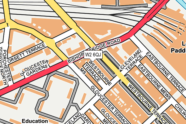 W2 6QJ map - OS OpenMap – Local (Ordnance Survey)