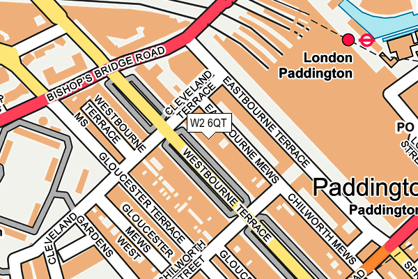 W2 6QT map - OS OpenMap – Local (Ordnance Survey)