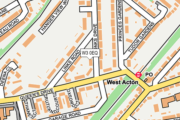 W3 0EQ map - OS OpenMap – Local (Ordnance Survey)