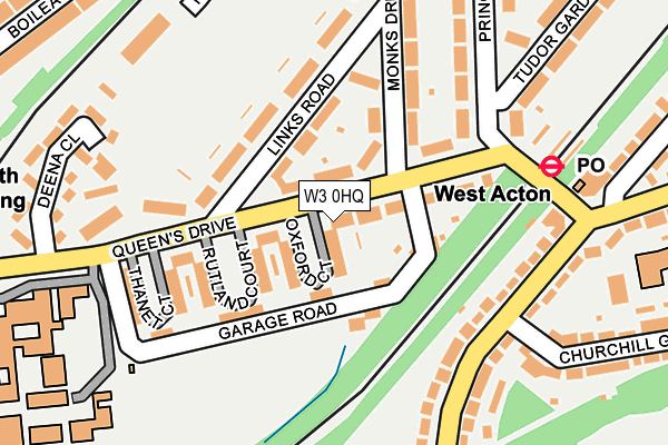 W3 0HQ map - OS OpenMap – Local (Ordnance Survey)