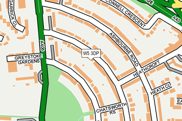 W5 3DP map - OS OpenMap – Local (Ordnance Survey)