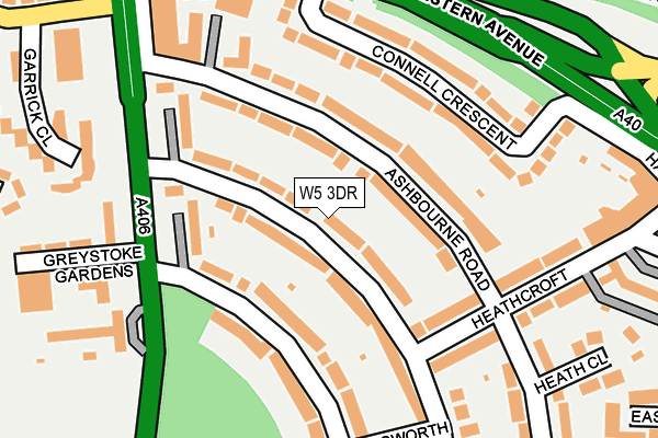 W5 3DR map - OS OpenMap – Local (Ordnance Survey)