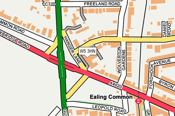 W5 3HN map - OS OpenMap – Local (Ordnance Survey)