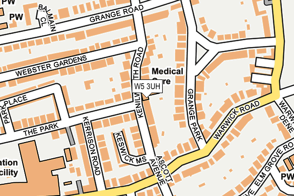 W5 3UH map - OS OpenMap – Local (Ordnance Survey)
