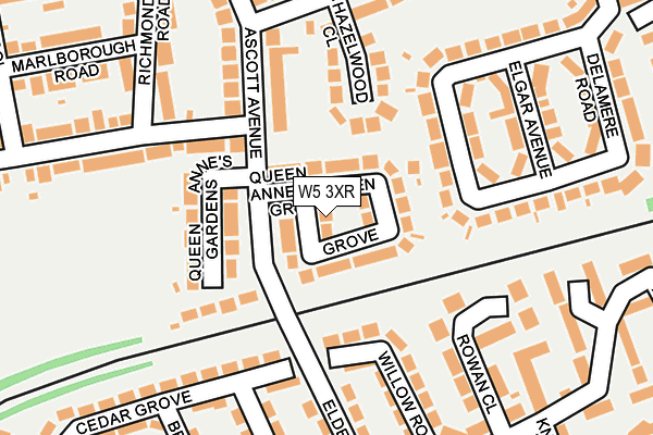 W5 3XR map - OS OpenMap – Local (Ordnance Survey)