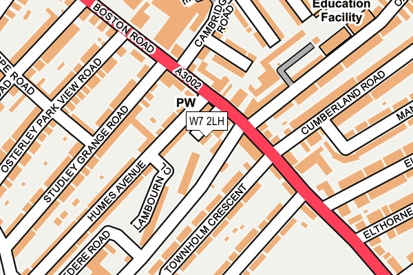 W7 2LH map - OS OpenMap – Local (Ordnance Survey)