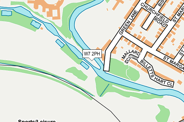 W7 2PH map - OS OpenMap – Local (Ordnance Survey)