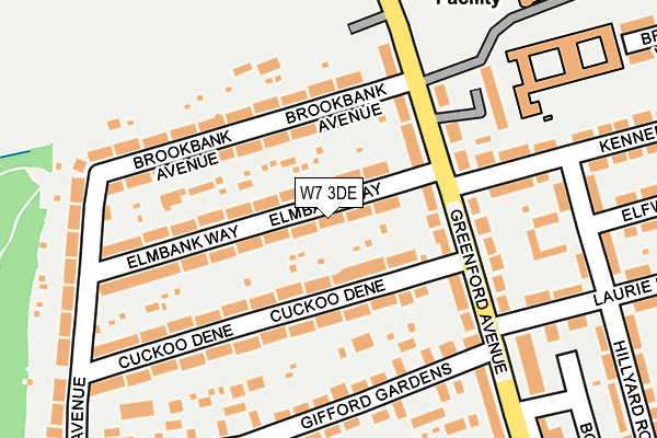 W7 3DE map - OS OpenMap – Local (Ordnance Survey)