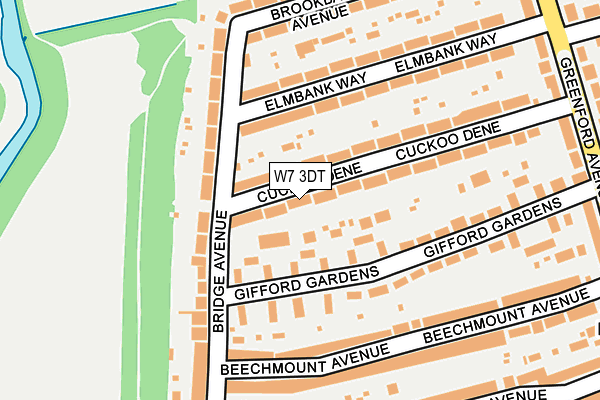 W7 3DT map - OS OpenMap – Local (Ordnance Survey)