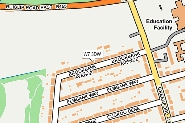 W7 3DW map - OS OpenMap – Local (Ordnance Survey)