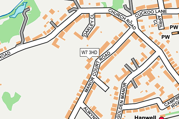 W7 3HD map - OS OpenMap – Local (Ordnance Survey)