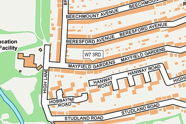 W7 3RD map - OS OpenMap – Local (Ordnance Survey)