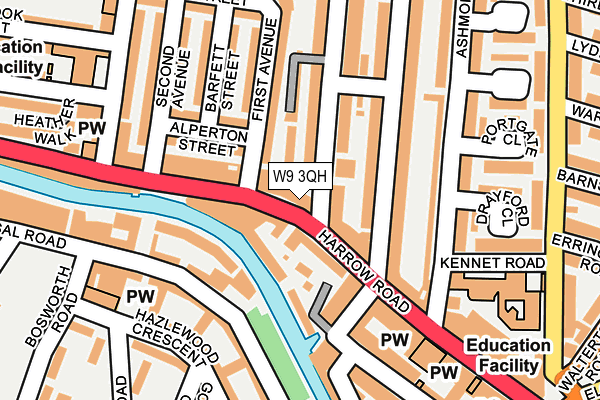 W9 3QH map - OS OpenMap – Local (Ordnance Survey)