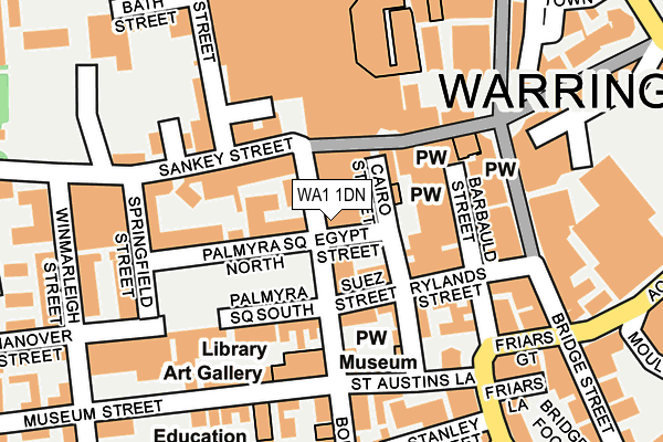 Map of CAR & COMMERCIAL RADIATORS (WARRINGTON) LIMITED at local scale