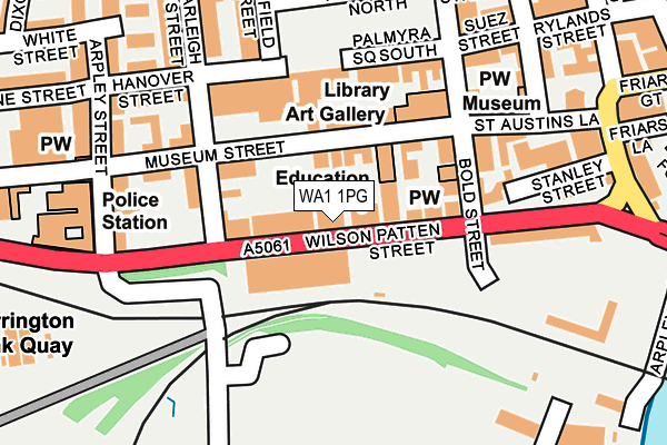 Map of ANTONIA KIRKBY LIMITED at local scale