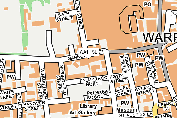 Map of PEMBERTONS HOUSING LIMITED at local scale