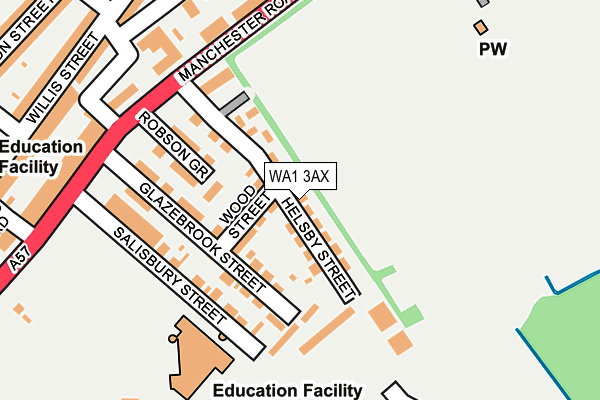 Map of DTM ELECTRICAL SERVICES LTD at local scale