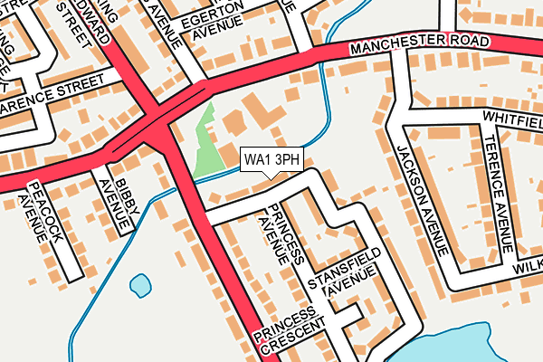 WA1 3PH map - OS OpenMap – Local (Ordnance Survey)