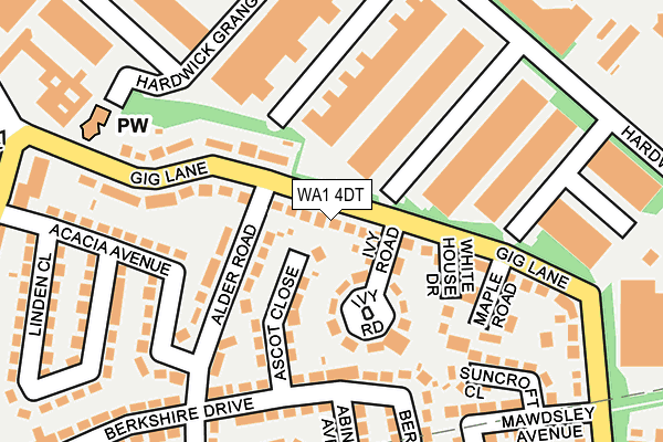 Map of BRANTAYS LTD at local scale