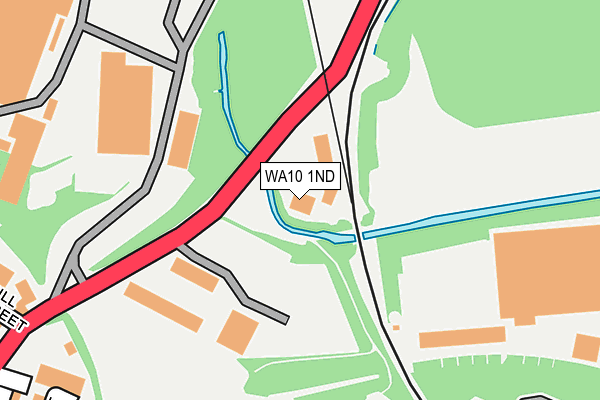 WA10 1ND map - OS OpenMap – Local (Ordnance Survey)