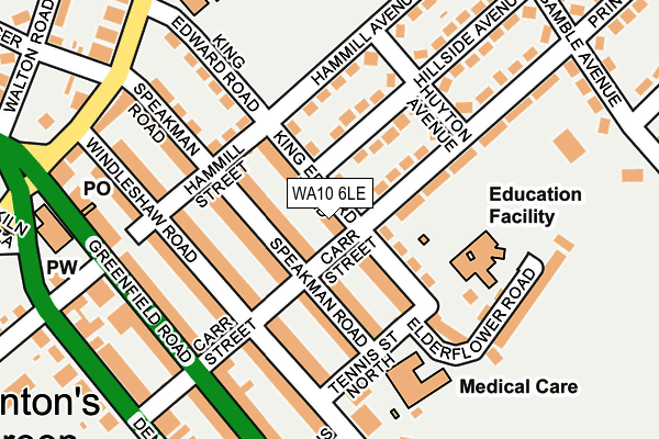 Map of INCITE DIGITAL LIMITED at local scale