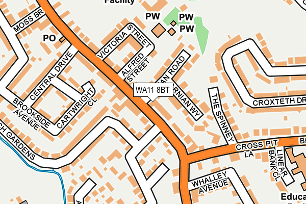 Map of LITTLE ITALY ST HELENS LTD at local scale