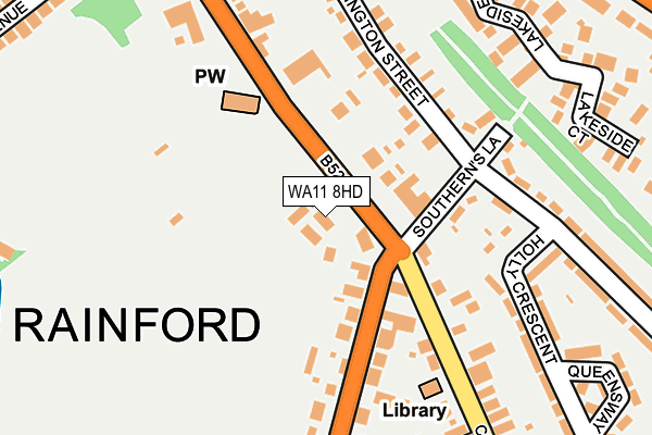 Map of ALL SAINTS SOLUTIONS (RAINFORD) LIMITED at local scale