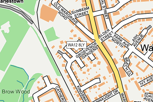 WA12 8LY map - OS OpenMap – Local (Ordnance Survey)