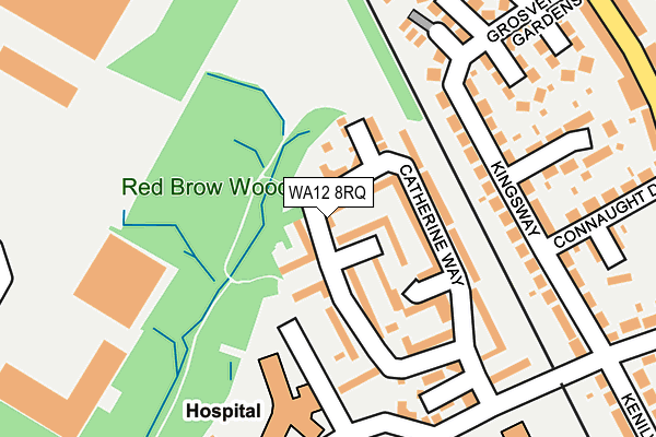 WA12 8RQ map - OS OpenMap – Local (Ordnance Survey)