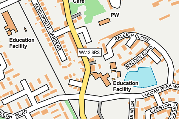 Map of WARGRAVE HOUSE SCHOOL PENSION SCHEME LIMITED at local scale